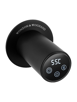 Полотенцесушитель электрический Wonzon&Woghand Baden WW-AL366-MB черный матовый