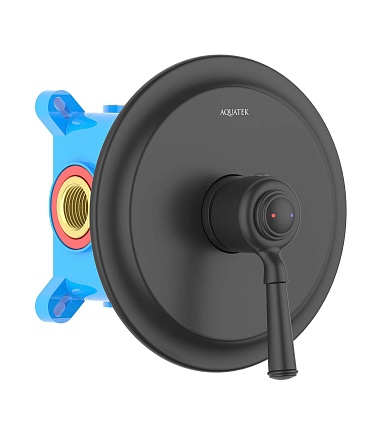 Смеситель для душа Aquatek Классик AQ1566MB черный матовый