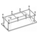 Монтажный комплект к Jika Clavis 170x70 см