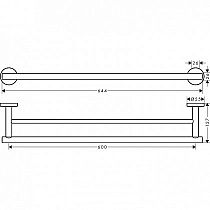 Набор аксессуаров для ванной комнаты Hansgrohe Logis Universal 41727000