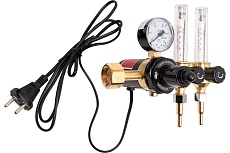 Регулятор для углекислоты и аргона У 30/АР 40 КРП Р2 220V c 2-мя ротаметрами и подогревателем Krass 2133505