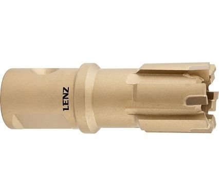 Сверло корончатое рельсовое LENZ 34x30мм, TCT, Weldon 19 LZRS-034