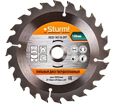 Диск пильный по дереву (140х16 мм; 24T) Sturm 9020-140-16-24T
