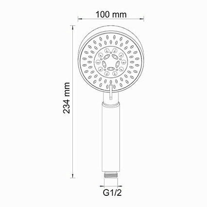 Душевой набор WasserKRAFT Berkel A16028 Thermo