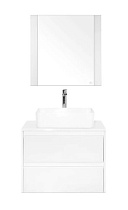 Мебель для ванной Style Line Монако Plus 70 см осина бел/бел лакобель