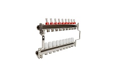 Коллекторная группа VRT 1&quot;х3/4&quot;, евроконус, 9 выходов, c расходомерами 530148