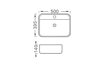 Раковина Aquatek Вега AQ5506-MG 50 см серый матовый
