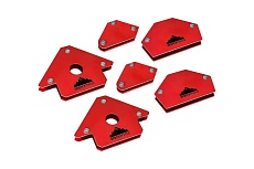 Набор магнитных уголков для сварки, 6 предметов Vertextools 45-90-135-6