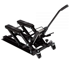 Подкатной гидравлический мотодомкрат Wiederkraft 700 кг, 430 мм WDK-86101