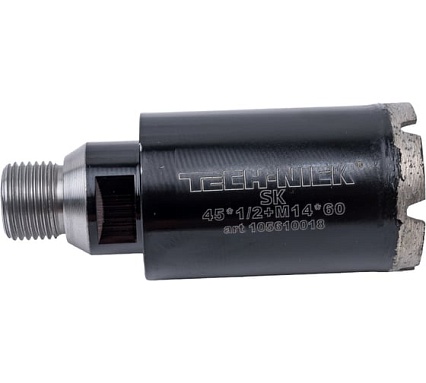 Коронка алмазная, спекание 45х60 мм, 1/2/M14 SK TECH-NICK 105610018