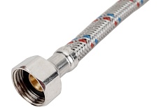 Подводка для воды СТМ сталь, 1/2&quot;, гайка-гайка, 40 cм CWFHF040