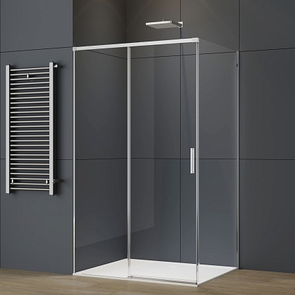 Душевой уголок Vincea Soft 2 VSR-3SO28010CL 100x80 хром, прозрачное