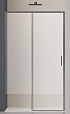 Душевая дверь Vincea Софт 2 (Soft 2) VDS-3SO2130CLGM 130x200 вороненая сталь, прозрачная
