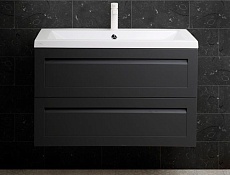 Мебель для ванной Art&Max Platino-Cer 90 см серый матовый