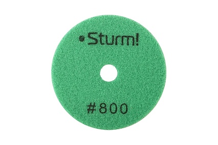 Круги шлифовальные гибкие Sturm ! 9012-D100-800