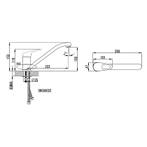 Смеситель для кухни Lemark Omega LM3104C