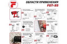 Газовый монтажный пистолет FIXPISTOLS FGT-95 1-2-1-1187