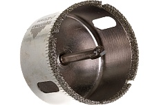 Коронка с центрирующим сверлом по стеклу и керамике (45х55 мм) Vertextools 336-45-55