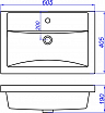 Мебель для ванной Vigo Geometry 60 см (под раковину Фостер)