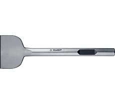Зубило лопаточное БУРАН, 125х400 мм, HEX 28 Зубр 29372-125-400