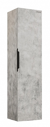 Шкаф пенал Grossman Кросс 30 см бетон