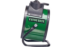 Керамический тепловентилятор Favourite корпус круглый IP20 TSE-2000R