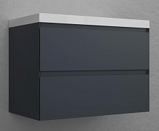 Тумба с раковиной Style Line Манхэттен 80 см графит