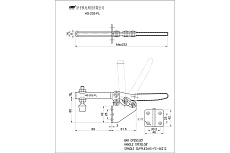 Механический зажим HS CLAMP HS-202-FL