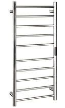 Полотенцесушитель электрический Bemeta 704151041 130W 450x960, полированная сталь