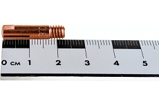 Наконечник токопроводящий прямой 0.8 мм, М6, 25 мм, 5 шт для горелок MIG/MAG Энаргит Cu-E M6X25X0.8-5