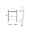 Полотенцесушитель электрический Point PN04156E П4 50x60 хром