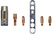 Горелка с гибким гусаком MW-25 Flex (5 м; воздушное охлаждение; Euro) Оберон XL004.0314FX