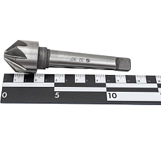 Зенковка коническая 90 градусов (32х32х124 мм; КМ2; Р6М5; тип 10; Z=8; ГОСТ 14953-80) ИНСТУЛС 00001220039