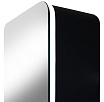 Шкаф пенал Art&Max Lecce 36 см AM-Lec-360-1560-1D-DS-F-Nero с зеркалом, черный