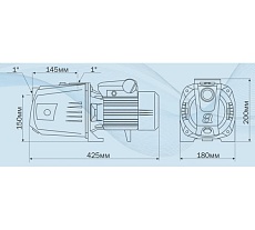Насос AQUARIO Ajc-101B 2622