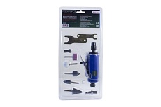 Пневмозачистная машинка с комплектом камней Rockforce 11 предметов RF-RP7313