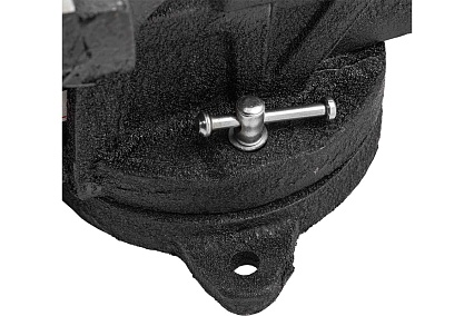Тиски стальные поворотные с наковальней Rockforce 6" (150мм) RF-6540106(60514)