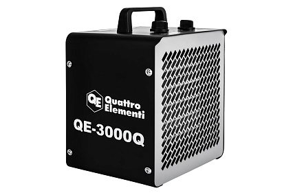 Керамический электрический нагреватель воздуха Quattro Elementi QE-3000Q КУБ (1,5/3,0 кВт, 250 м.куб/ч, площадь обогрева 30 м2) 915-977