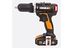 Ударная аккумуляторная бесщеточная дрель-шуруповерт Worx WX367.3