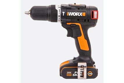 Ударная аккумуляторная бесщеточная дрель-шуруповерт Worx WX367.3