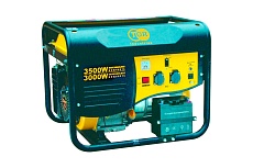 Бензиновый генератор Tor TR3500E 3,0 кВт 220 В, 15л с кнопкой запуска 1187212