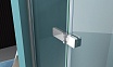 Душевая дверь BelBagno KRAFT-B-12-60/60-C-Cr-L 120x195 прозрачная, левая