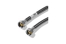 Подводка для воды Doron с оплетением из нержавейки и фибро-нейлона 1/2 г/г 50 см (5/200) 014398