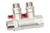 Коллектор с кранами (3/4"; 2 х 1/2") Valtec VTc.580.N.0502 78042