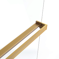 Душевая перегородка Vincea Walk-In VSW-1HR110CGG 110x200 матовое золото, тонированное