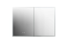 Зеркальный шкаф Aquatek 100x70 см с подсветкой, антипар, хром AQ7103B-MLC