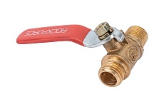 Шаровой кран воздушный Rockforce наружная резьба 1/4х1/4 RF-SP019/1/4(2032)