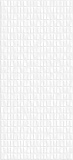 Плитка Cersanit Pudra мозаика белая 20x44 см, PDG053D