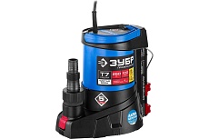 Погружной дренажный насос для чистой воды Зубр Профессионал Т7 АкваСенсор НПЧ-Т7-250