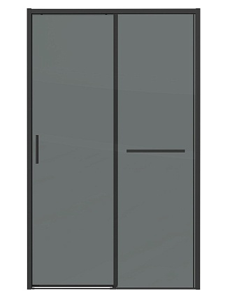 Душевая дверь Grossman Style 130x195 тонированное, черный матовый 100.K33.05.130.21.10